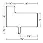Perfil para puerta M-221