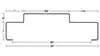 Perfil para puerta M-525
