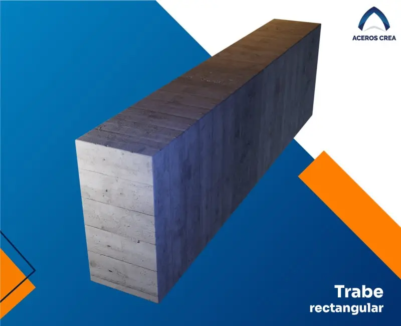 Modelado 3D de trabe de concreto rectangular