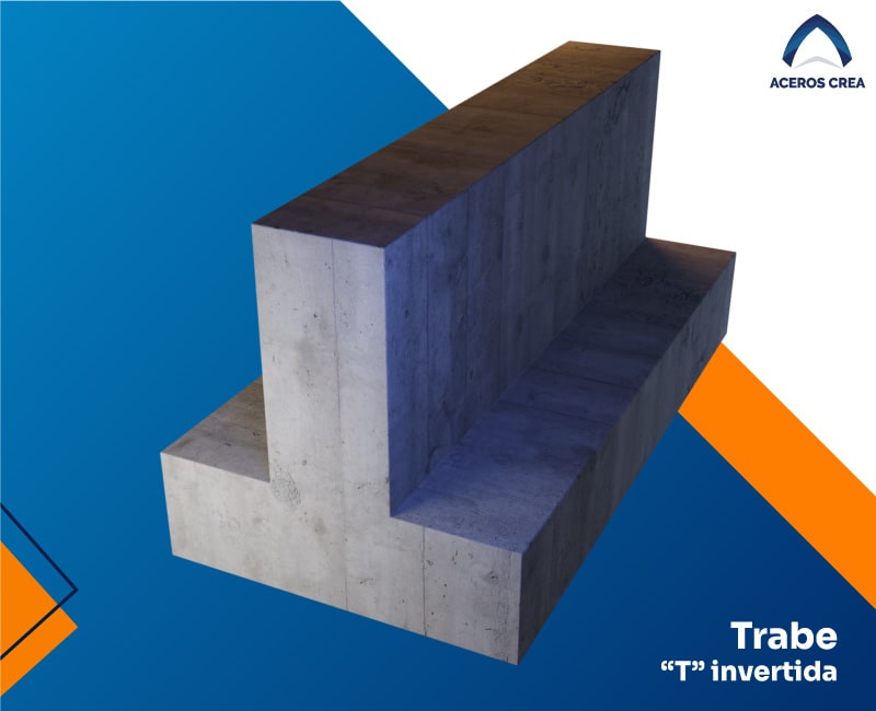 Modelado 3D de una trabe de concreto tipo T invertida