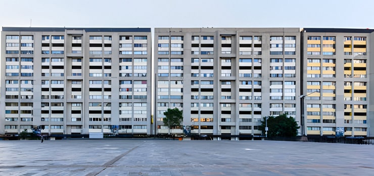 Edificio de departamentos en Tlatelolco