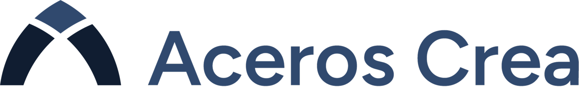 Imagotipo horizontal Aceros Crea