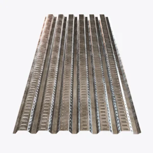 Lámina acanalada Losacero 15 galvanizada con perfil trapezoidal y rebordes