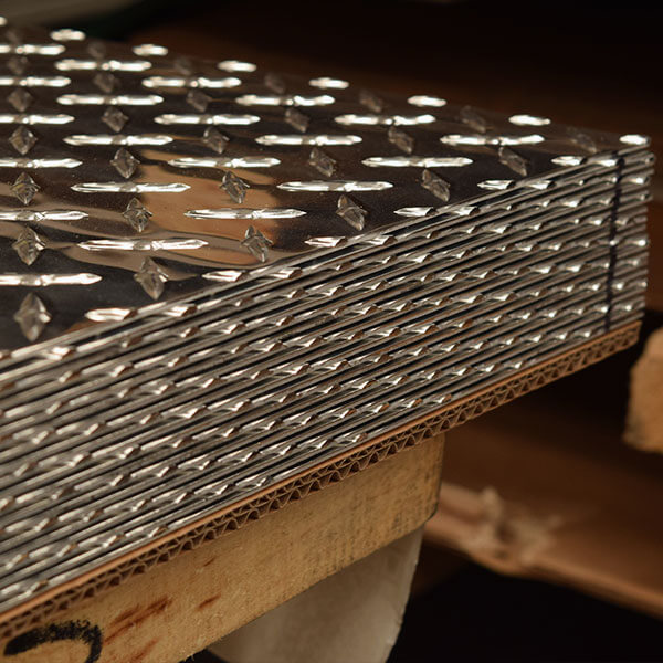 Lámina antiderrapante de aluminio