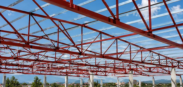 Aplicación industrial de perfil HSS estructural