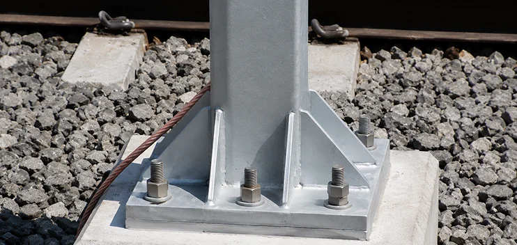 Columna de acero estructural HSS