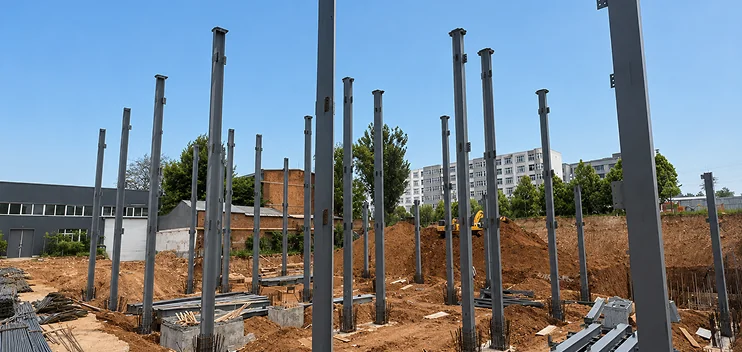 Columnas de acero de perfiles HSS