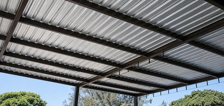 Estructura ligera de acero con PTR