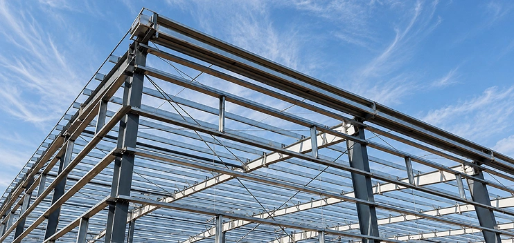 Perfiles estructurales en construcción