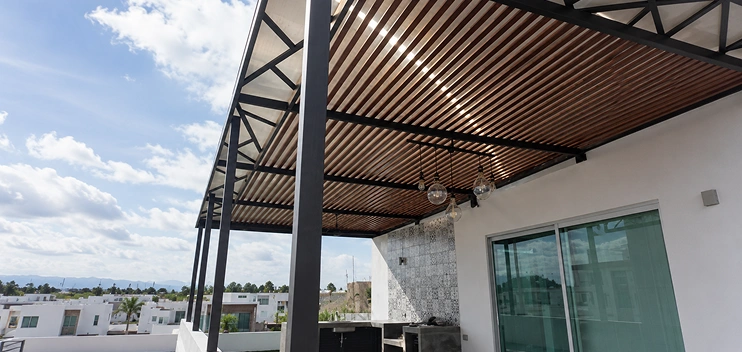 PTR de acero en construcción metálica